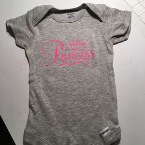 0/3 Month PRINCESS Baby Girls Onesie